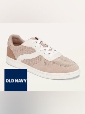 Old Navy Women's Taupe and White Casual Sneakers NWT 6.5